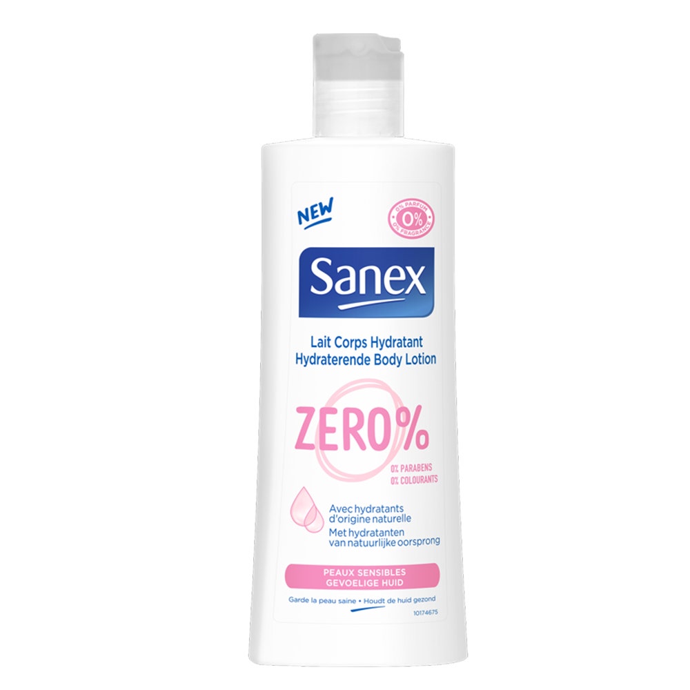 Sanex Lait Corps Hydratant Zero % Peaux Sensibles 250 ml