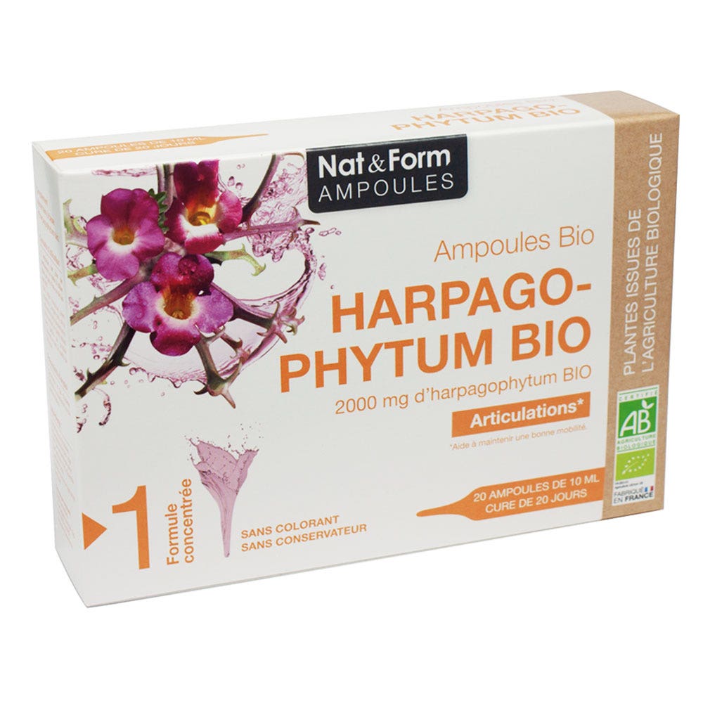 Nat&Form HARPAGOPHYTUM BIO 20 ampoules