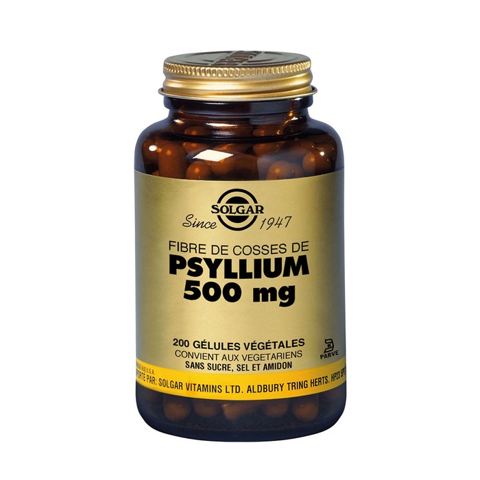 Solgar Psyllium Digestion Detox Système digestif 200 gélules végétales