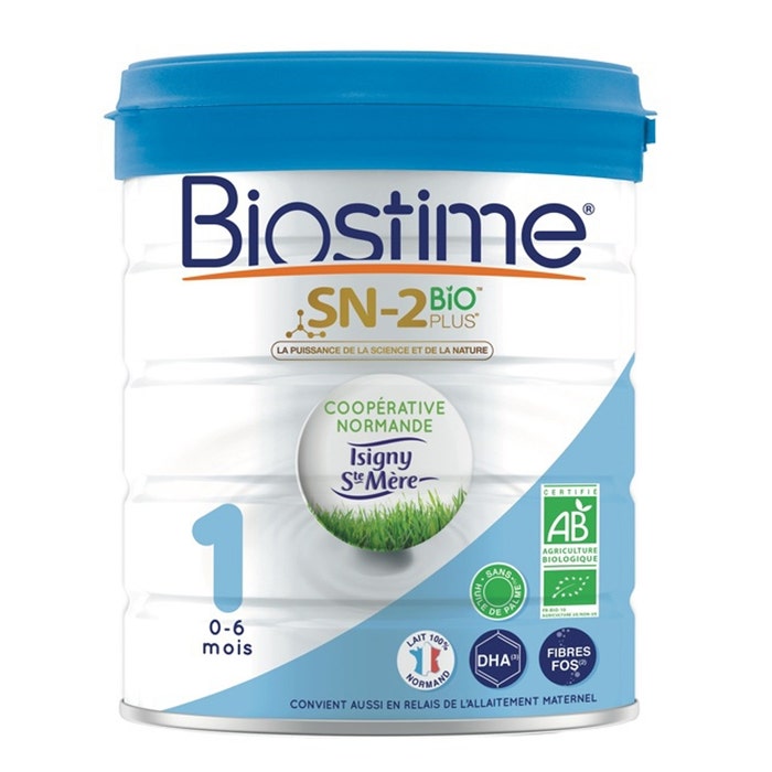 Biostime Lait En Poudre Sn-2 Bio Plus De 0 à 6 mois 800g