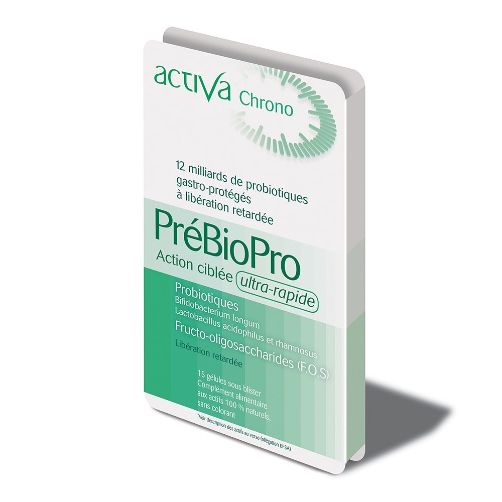Activa Chrono Prebiopro 15 Gelules