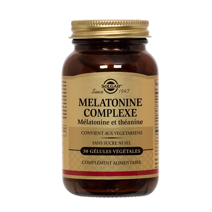Solgar Melatonine Complexe 30 Gelules