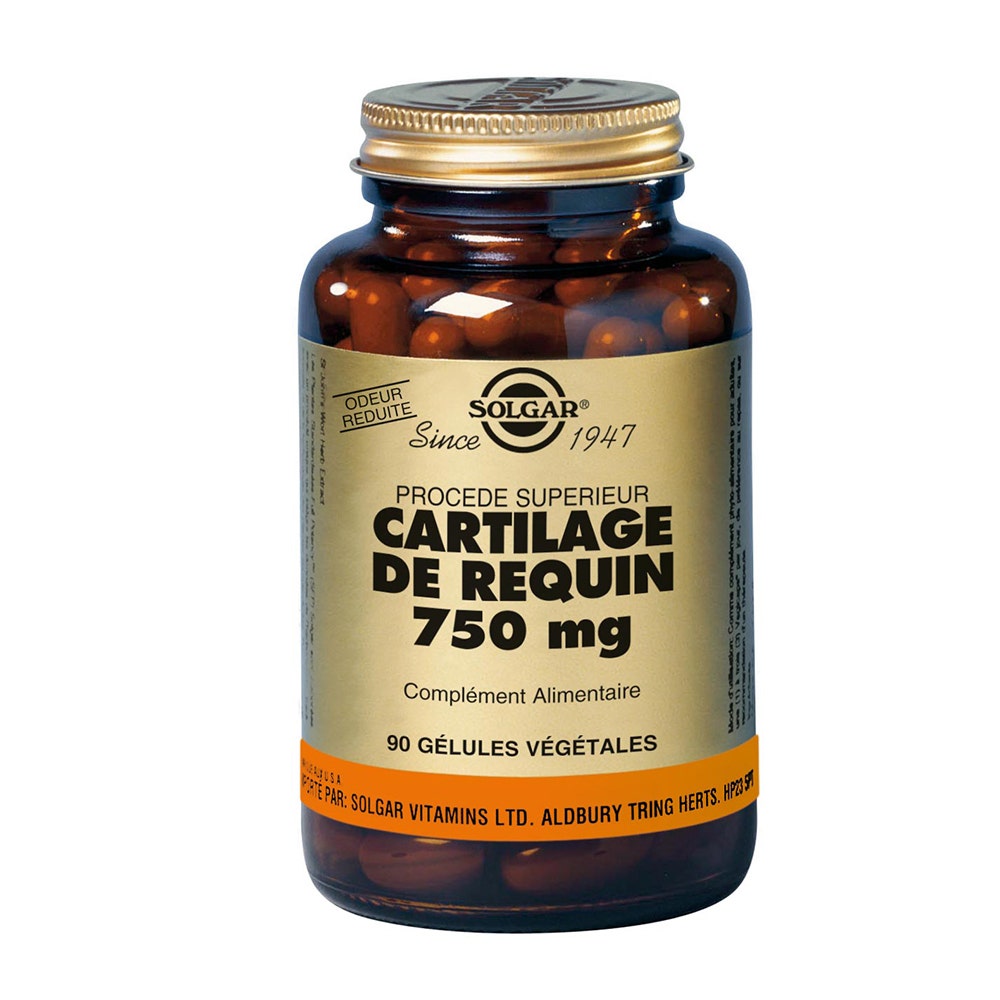 Solgar Cartilage De Requin 90 Gelules Vegetales 750 mg