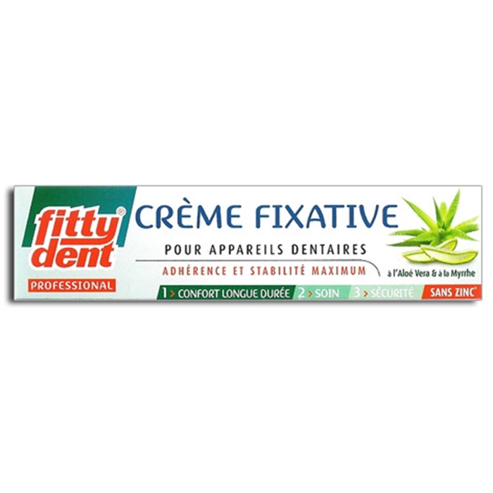 Fitty Dent Creme Fixative Pour Appareils Dentaires 40g