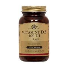 Solgar Vitamine D3 400ui 250 Capsules