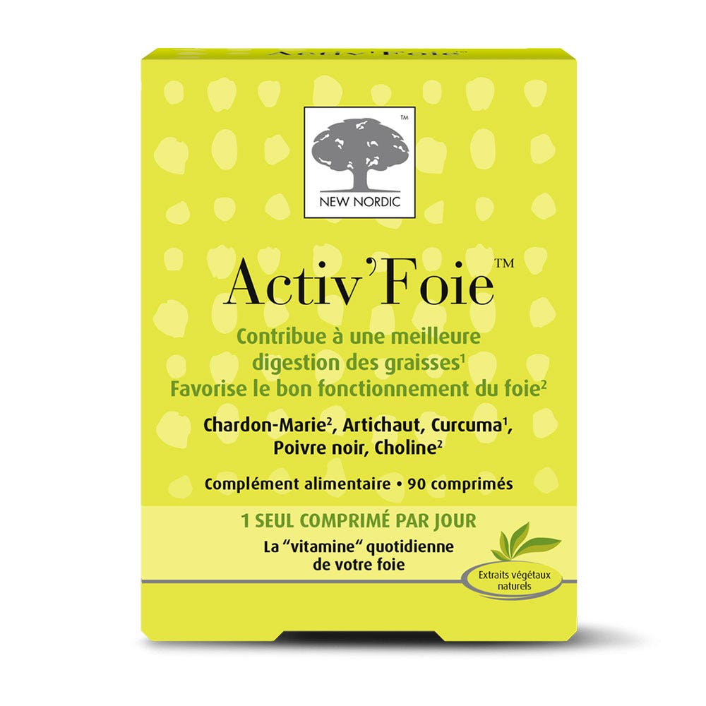 New Nordic Activ'foie 90 Comprimes