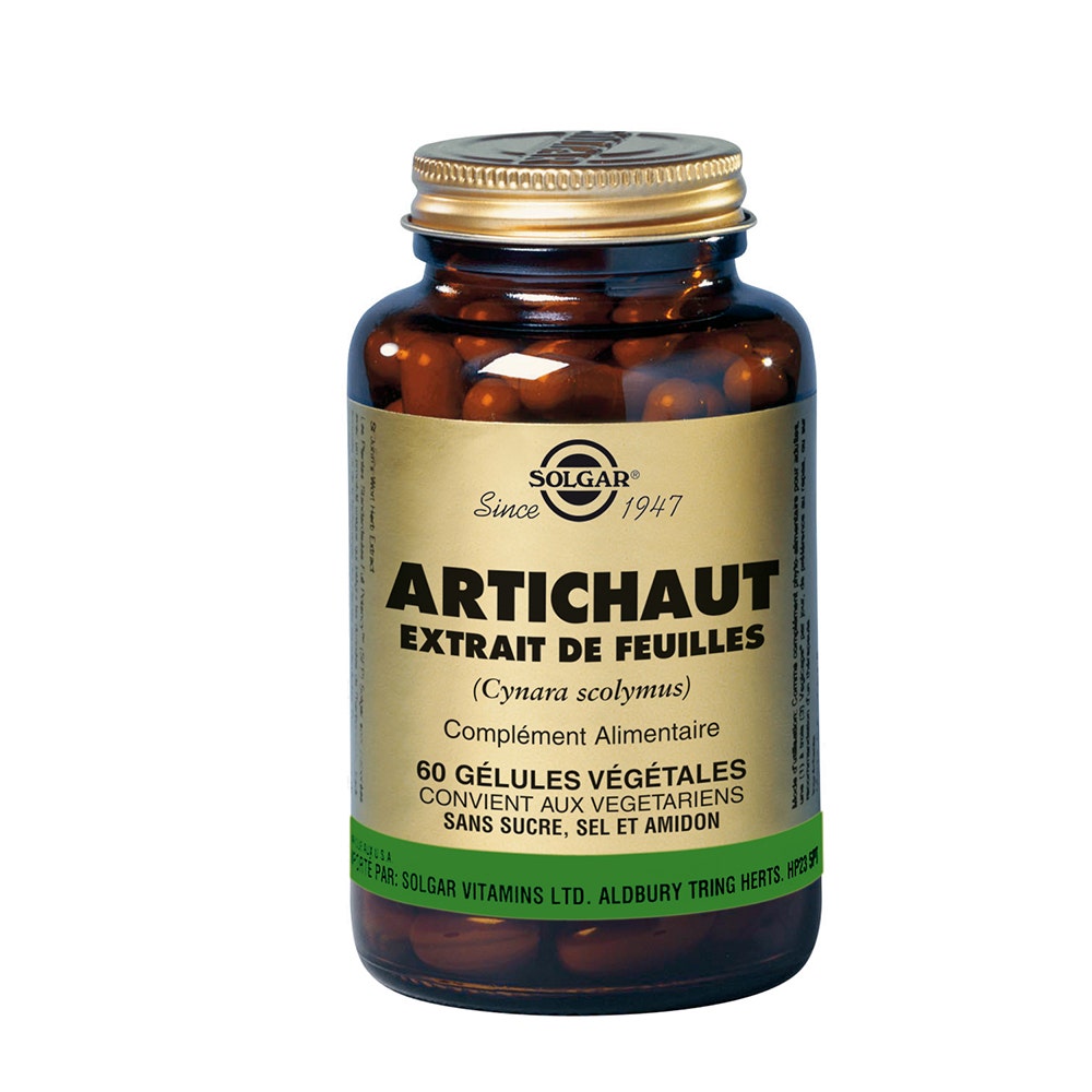 Solgar Extrait De Feuilles D'artichaut 60 Gelules