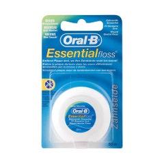 Oral-B Essential Floss Fil Dentaire Ciré Mentholé 50m