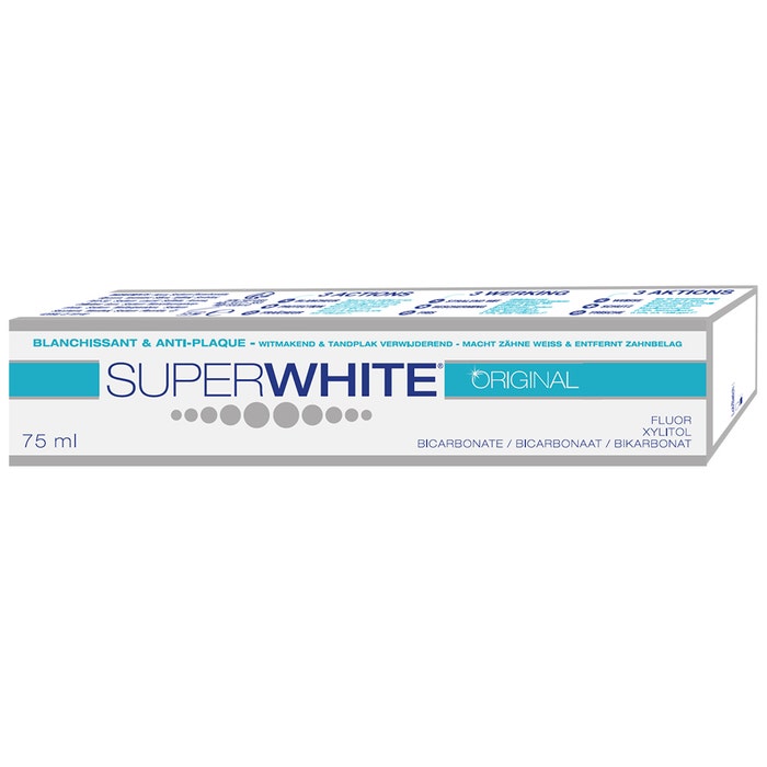 Original Blanchissant Et Anti Plaque Dentifrice 75ml Superwhite