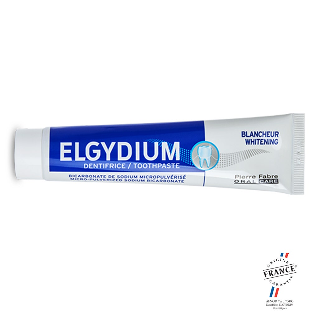 ELGYDIUM DENTIFRICE BLANCHEUR MENTHE 75ML