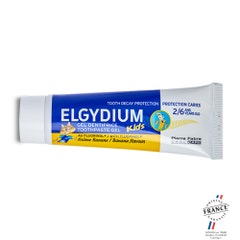 Elgydium Kids Dentifrice Au Fluorinol Gout Banane 2-6 Ans 50ml