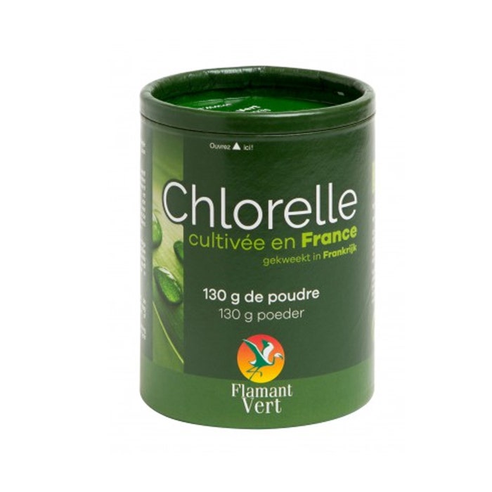 Flamant Vert Chlorelle Cultivee En France Poudre 130g