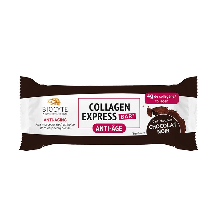 Biocyte Collagen Express Bar Anti-age Chocolat Noir 6 Barres