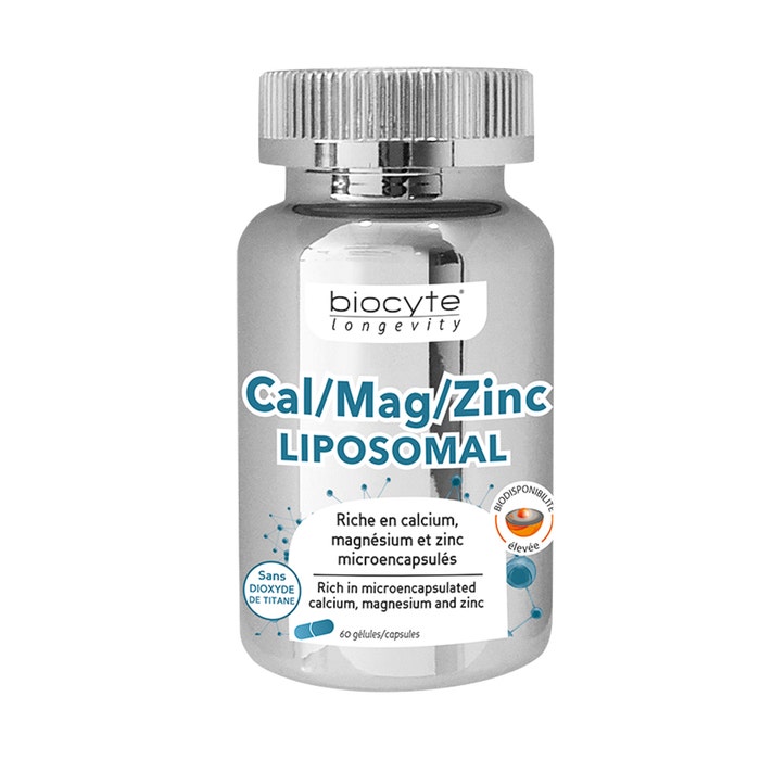 Biocyte Cal/mag/zinc Liposomal 60 Gelules