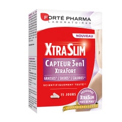 Forté Pharma XtraSlim Capteur 3 en 1 graisses sucres et calories 60 gélules