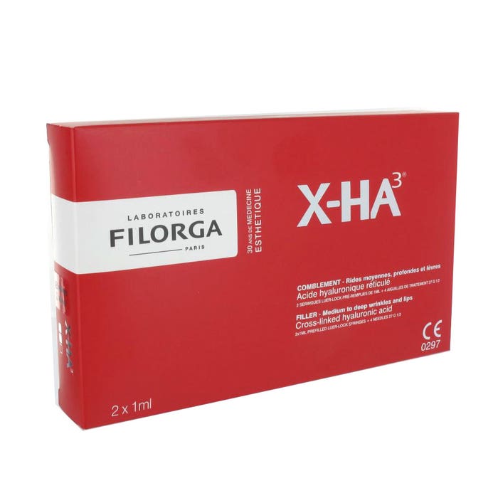 X-ha 3 2 Seringues Pre-remplies De 1ml FillMed Laboratoires