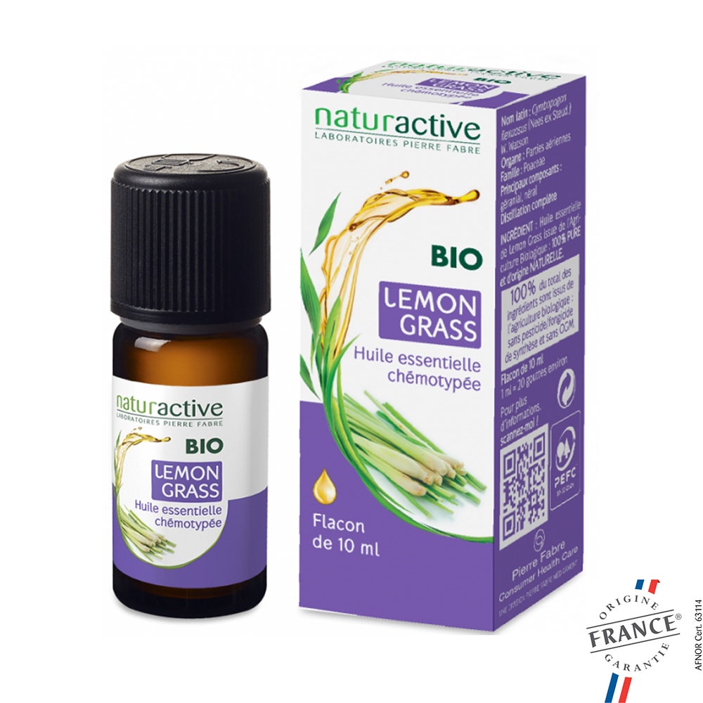 Naturactive Huile Essentielle Bio Lemon Grass 10ml