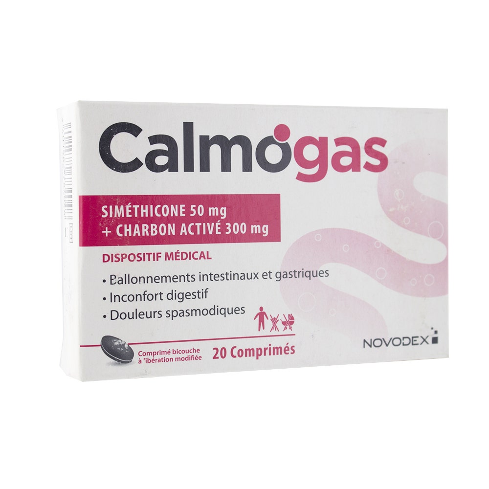 Novodex Calmogas 20 Comprimes