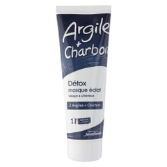 Argile Detox Masque Et Charbon Visage Et Cheveux 300g