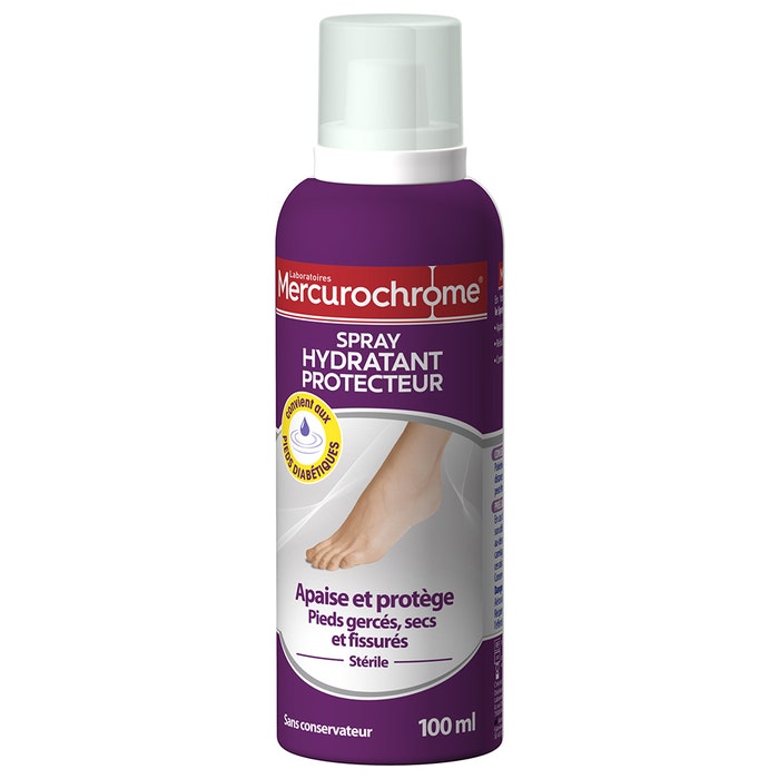 Spray Hydratant Protecteur Pour Les Pieds 100 ml Mercurochrome