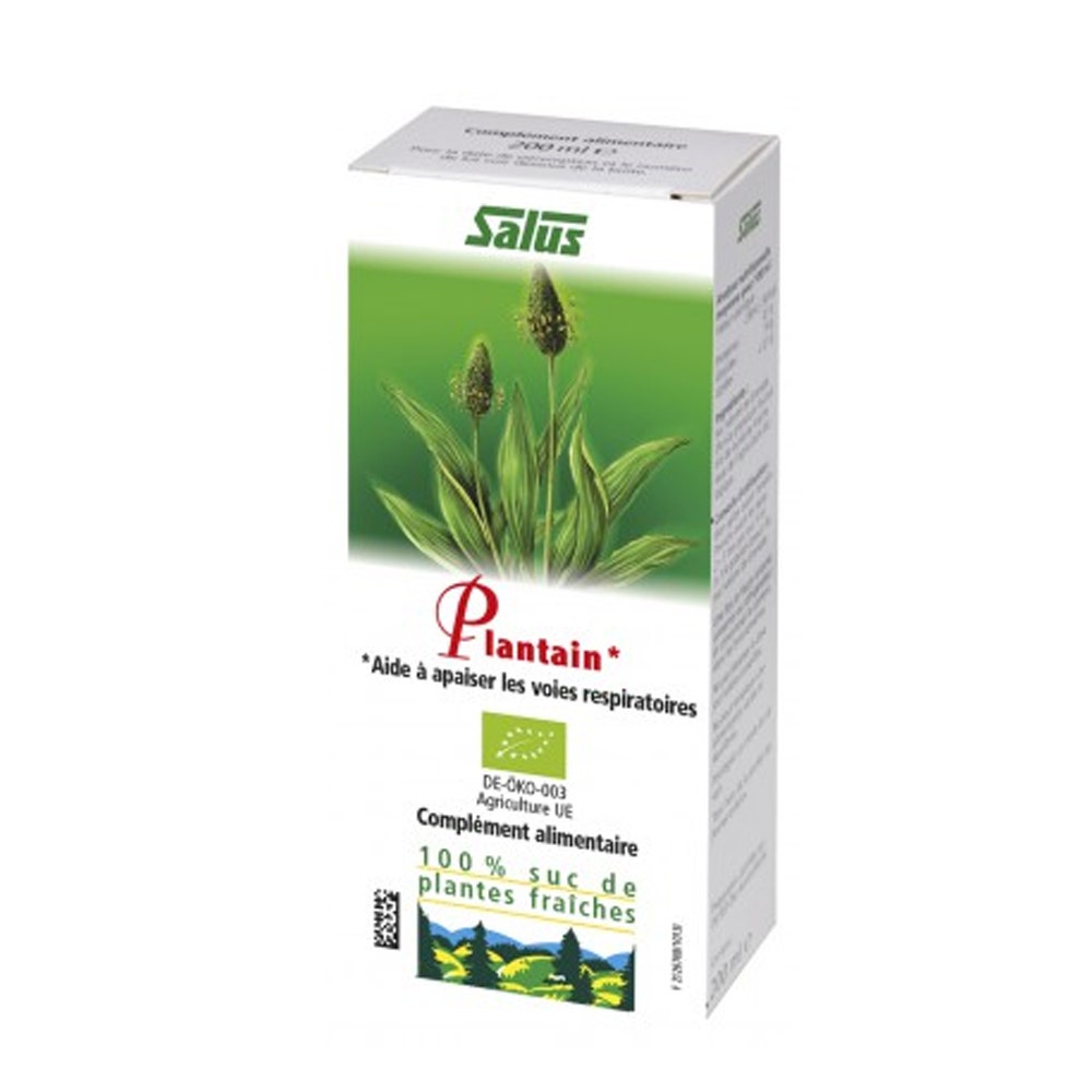 Salus Suc De Plantes Fraiches Plantain Bio 200 ml