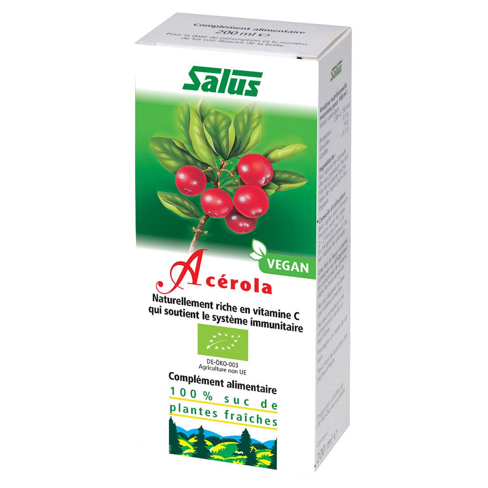 Salus Suc D'acerola Bio 200 ml