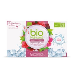 Nutrisante Bio Infusion Froide Jambes Legeres 20 Sachets