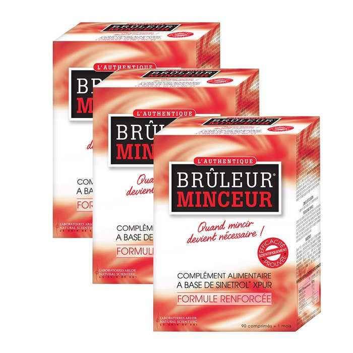 Arlor Bruleur Minceur 2x90 Comprimes + 1 Boite Offerte Authentique
