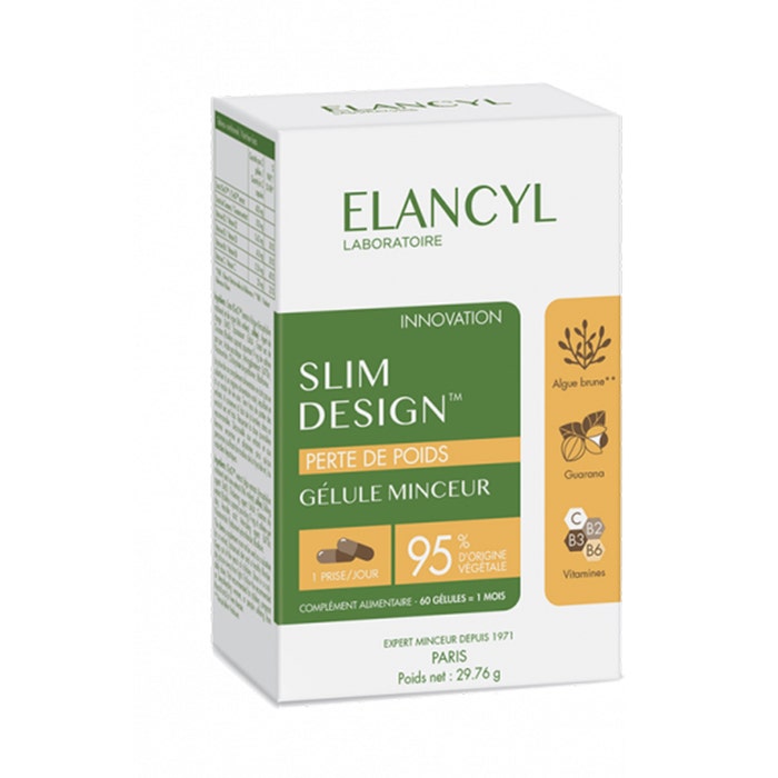 Elancyl Slim Design 60 Gelules Perte De Poids