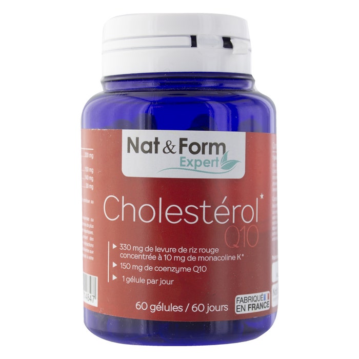 Nat&Form Cholesterol Coq10 60 Gelules