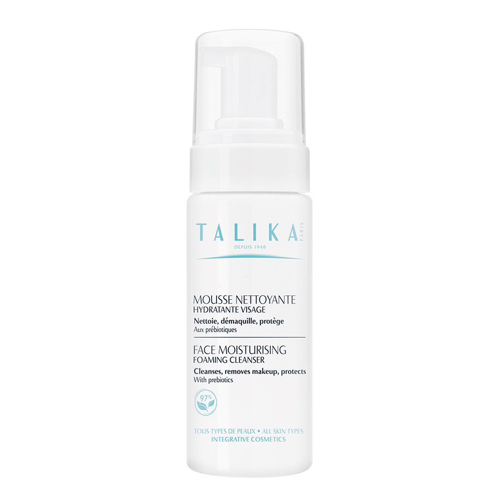 Talika Mousse Nettoyante Hydratante Visage Tous Types De Peaux Skintelligence 150 ml