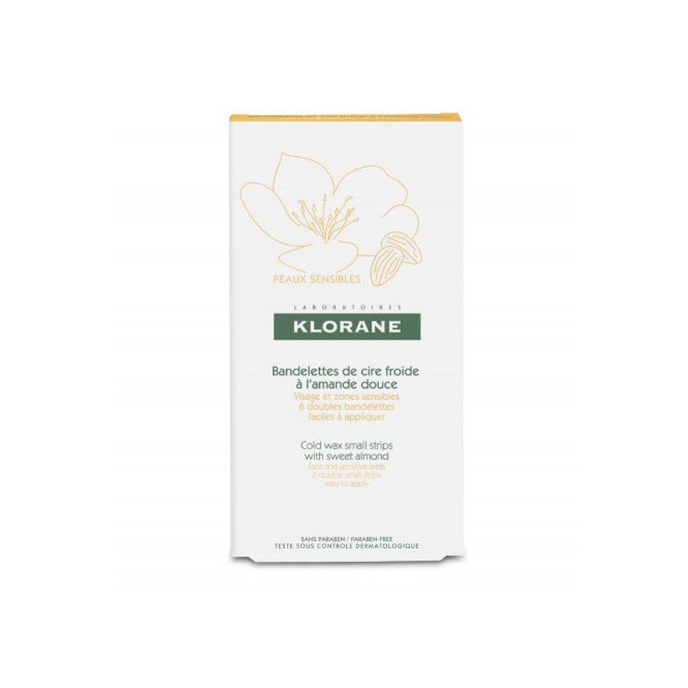 Klorane Amande Douce Bandelettes De Cire Froide x6