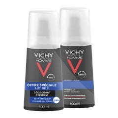 Vichy Déodorant Vaporisateur Ultra-frais 2x100ml