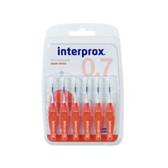 Interprox Brossettes Interdentaires 0,7mm Supermicro X6
