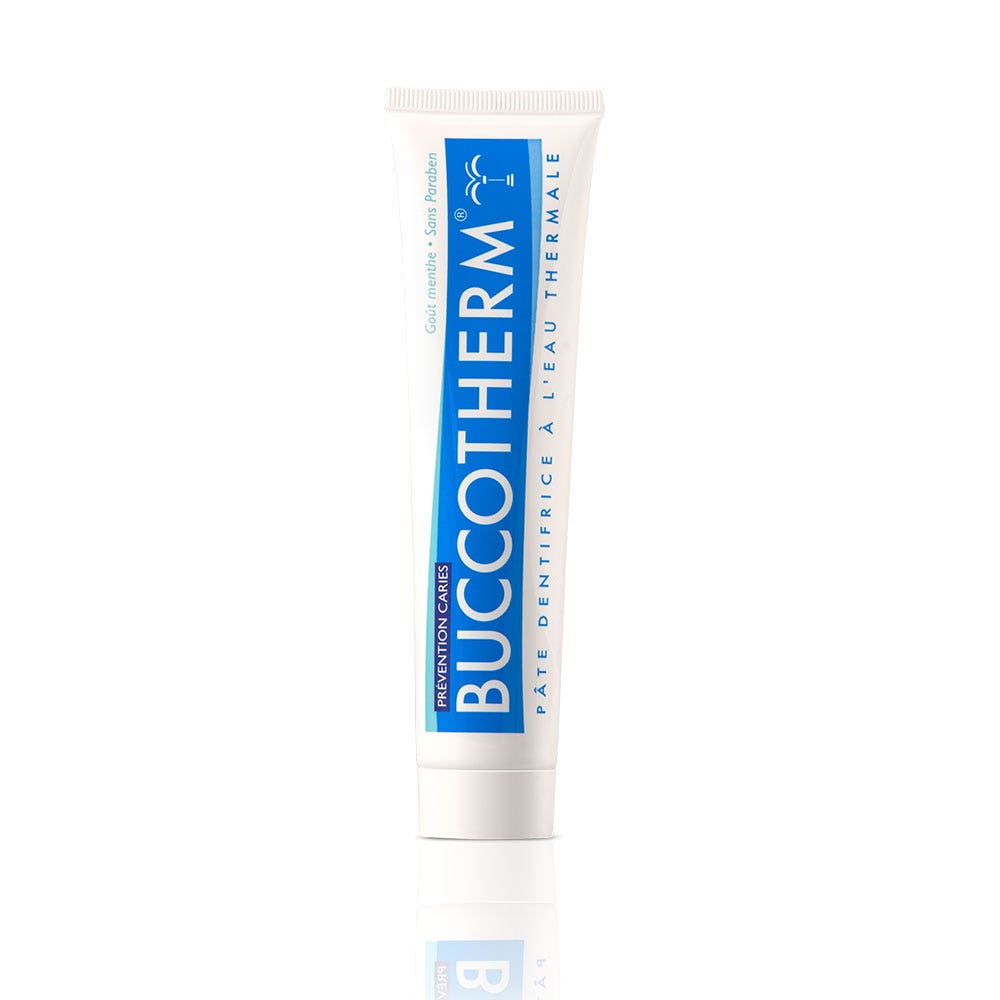 PATE DENTIFRICE A L'EAU THERMALE 75ML PRÉVENTION CARIES MENTHE FRAÎCHE BUCCOTHERM
