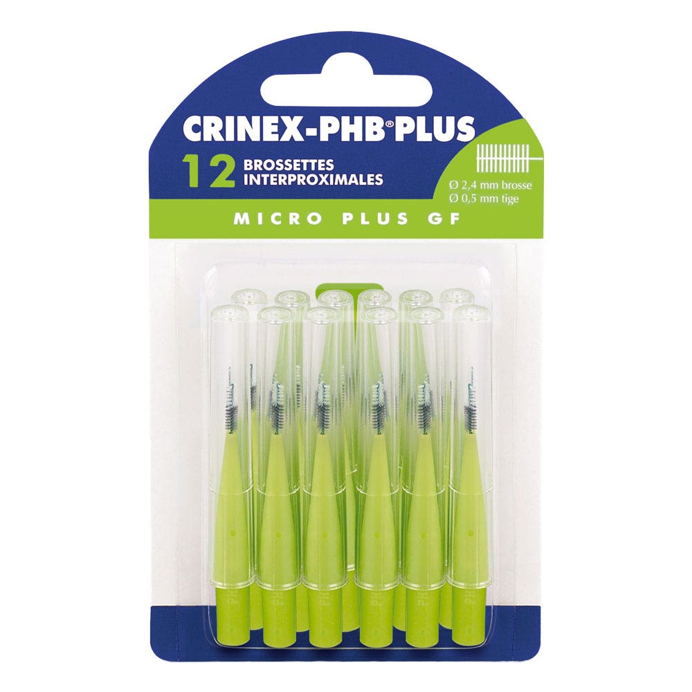 Crinex Brossettes Interdentaires 2.4mm Micro Plus Gf Phb Plus X12