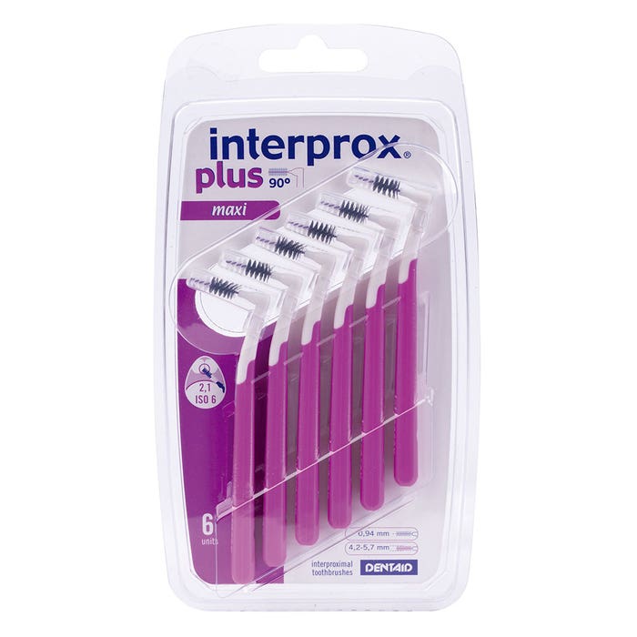 Brossettes Interdentaires 2,2mm Maxi X6 Plus Interprox