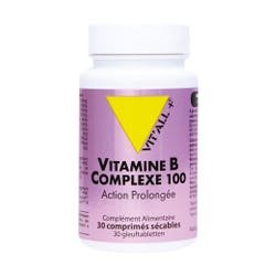 Vit'All+ Vitamine B Complexe 100 Action Prolongee 30 comprimés