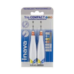 Brossettes Interdentaires 0.8mm - 1mm- 1.2mm Trio Compact Inava