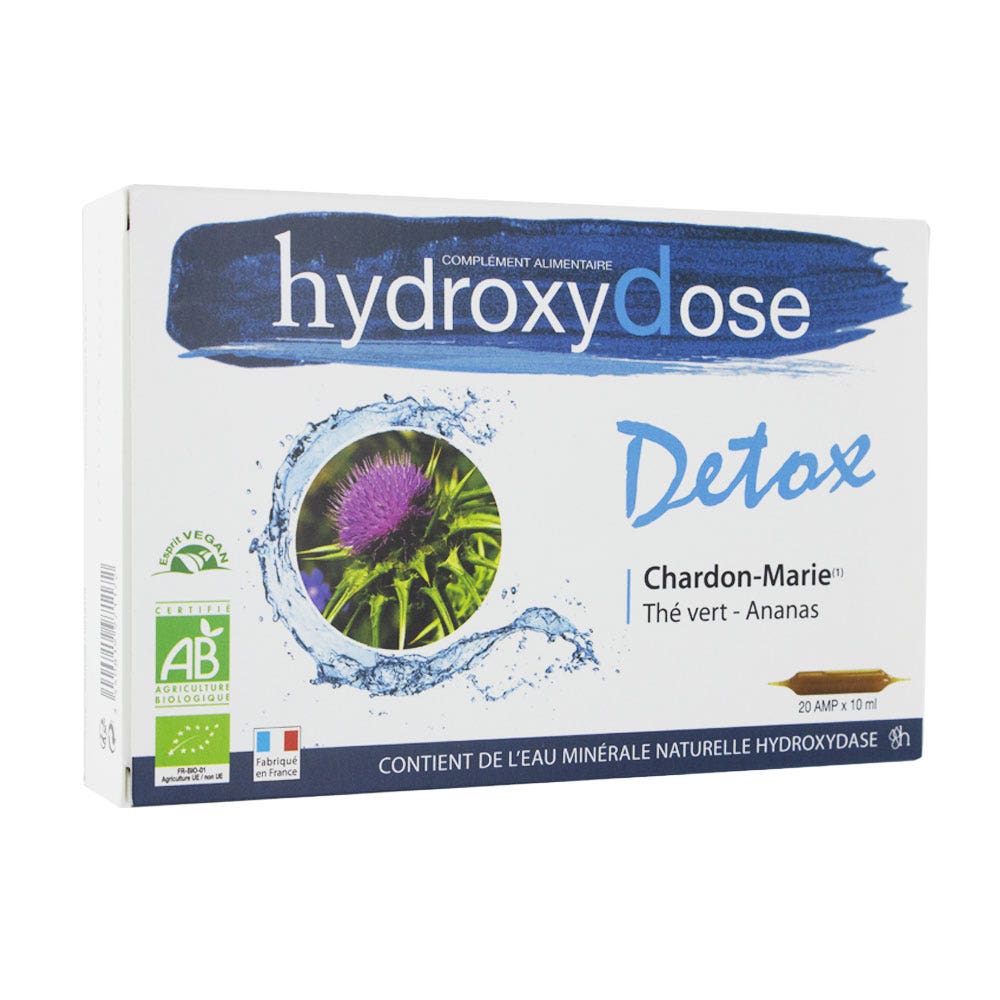 Biotechnie Hydroxydose Detox 20 Ampoules Cosmediet