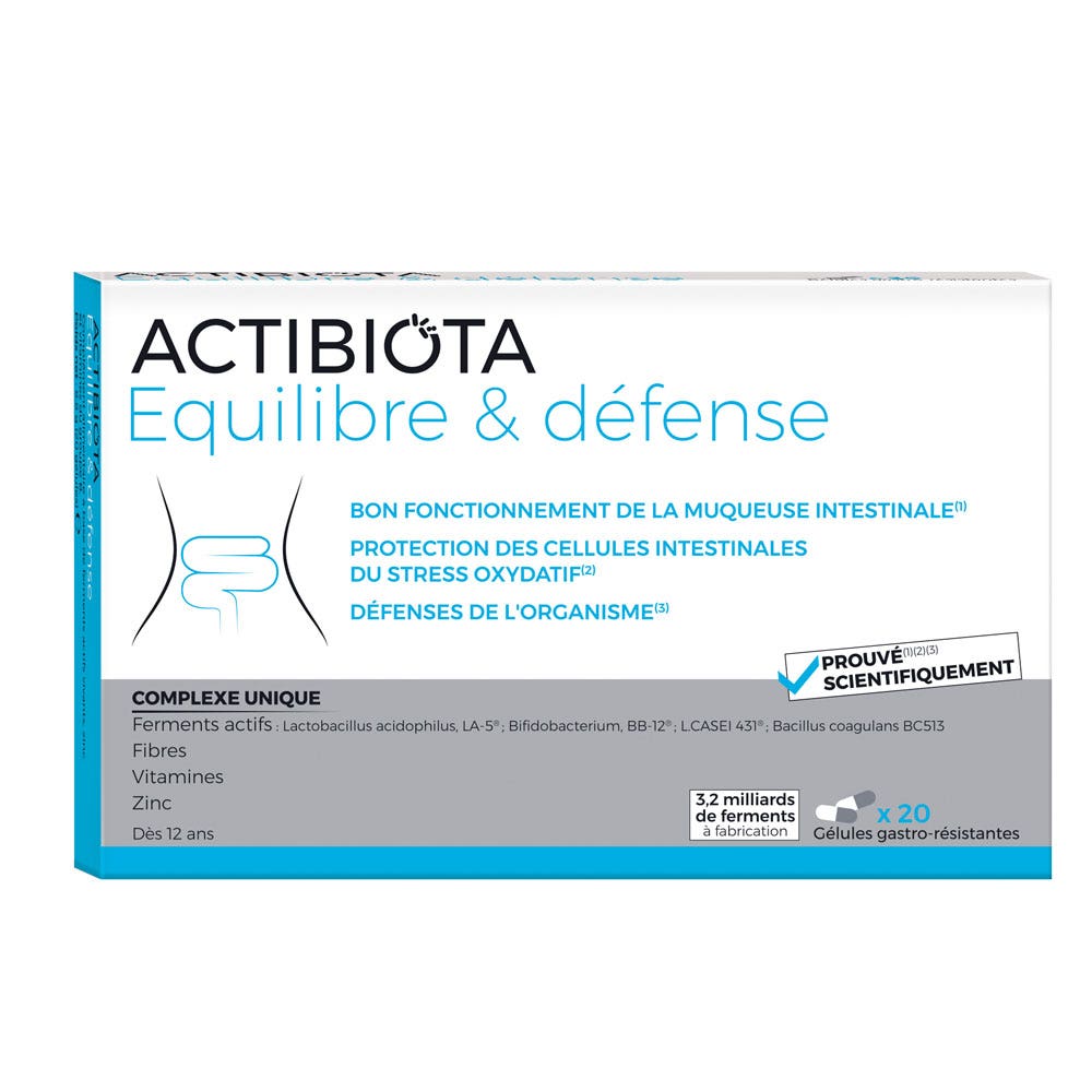Actibiota 20 Gelules Equilibre Et Defense Cooper