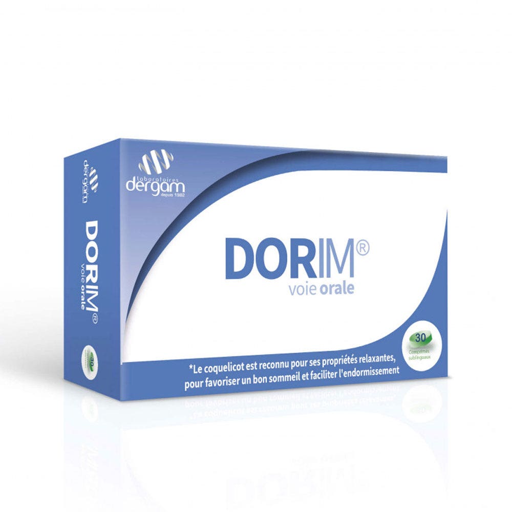 Dergam Dorim 30 Comprimes Sublinguaux