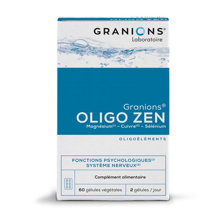 Granions Oligo Zen 60 Gelules Fonctions Psychologiques Et Systeme Nerveux