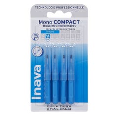 Inava Brossettes Interdentaires 0.8mm Bleu X4 Mono Compact