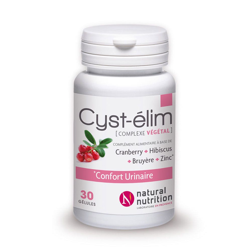 Natural Nutrition Cyst-elim 30 Gelules