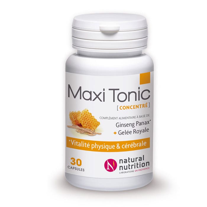 Maxi Tonic 30 Capsules Natural Nutrition
