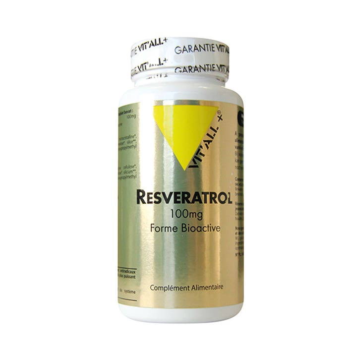 Vit'All+ Resveratrol 100mg 60 Gélules