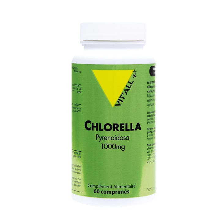 Chlorella 60 Comprimes + 1000mg Vit'All+
