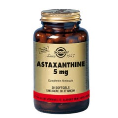 Solgar Astaxanthine 5 mg Solaire Beauté 30 capsules