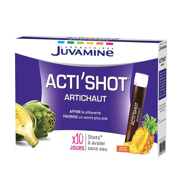 Juvamine Acti'shot Artichaut 10 shots